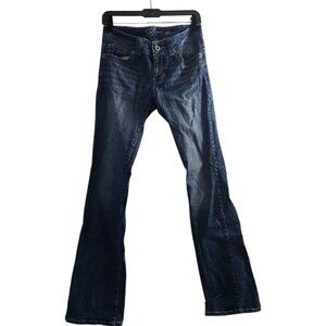 CT2268 GuessVintage Ladies Daredevil Bootcut Blue Jeans 29